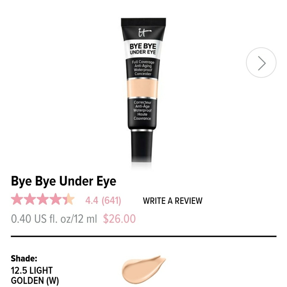 Bye Bye Under Eye